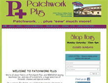 Tablet Screenshot of patchworkplus.com